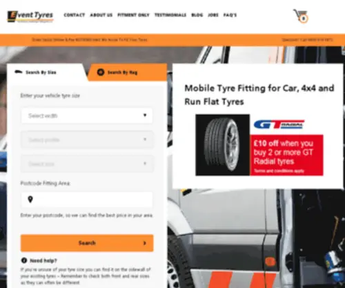 Event-Tyres.co.uk(Cheap Tyres Online) Screenshot