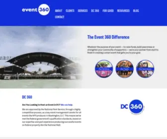 Event360.com(The Event 360 Difference) Screenshot