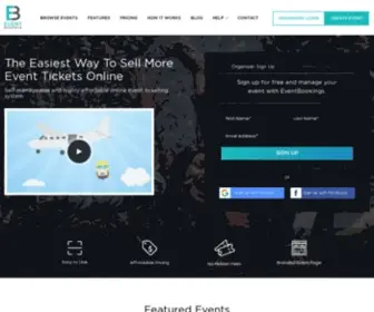 Eventbookings.com(Simple Online Event Ticketing System) Screenshot