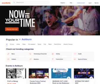 Eventbrite.co.uk(Discover the Best Local Events & Things to Do) Screenshot