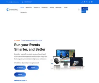 Eventdex.com(Eventdex Event management software system) Screenshot