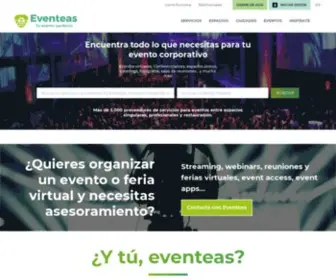 Eventeas.com(Inicio) Screenshot