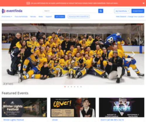 Eventfinder.co.nz(NZ Events) Screenshot