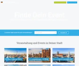 Eventfinder.de(Veranstaltungen online finden) Screenshot