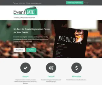 Eventgate.com.au(Event Gate) Screenshot