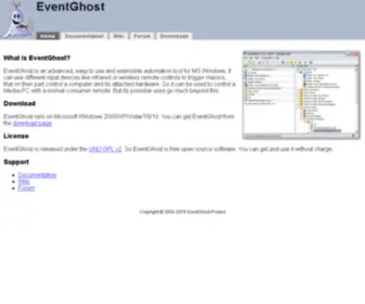 Eventghost.org(Eventghost) Screenshot