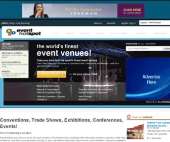 Eventhotspot.com(Conventions) Screenshot