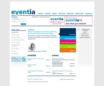Eventia.org.uk(Eventia) Screenshot