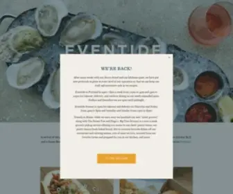 Eventideoysterco.com(Eventide Oyster Co) Screenshot