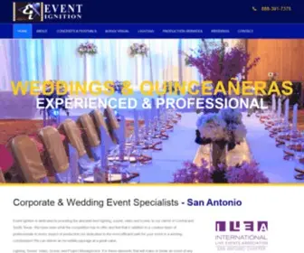 Eventignition.com(Corprate Event companies San Antonio) Screenshot