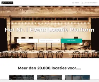 Eventinc.nl(Grootste selectie van Event Locaties. Plan eenvoudig uw events met Event Inc) Screenshot