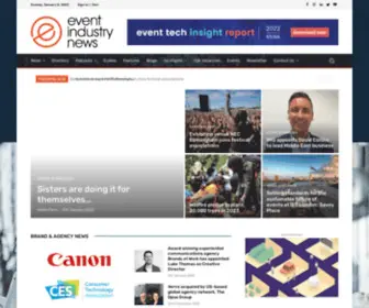 Eventindustrynews.com(Event Industry News) Screenshot