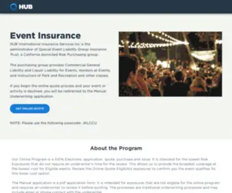 Eventinsure.com(Event Insure) Screenshot