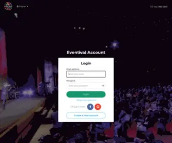 Eventival.eu(Log in to Eventival app via Eventival Account) Screenshot