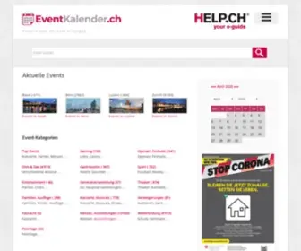 Eventkalender.ch(Finden Sie hier den gesuchten Event) Screenshot