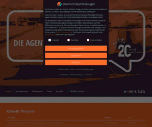 Eventlab.org(Die Kongressagentur in Leipzig) Screenshot