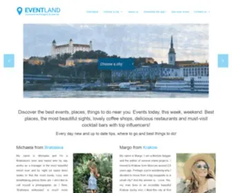 Eventland.eu(Events, Activities) Screenshot