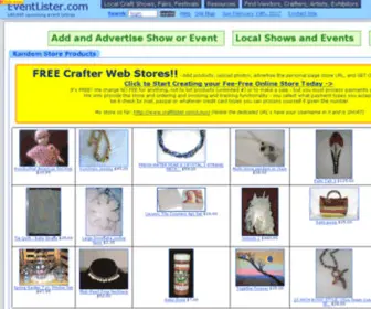 Eventlister.com(Art and Craft Shows) Screenshot