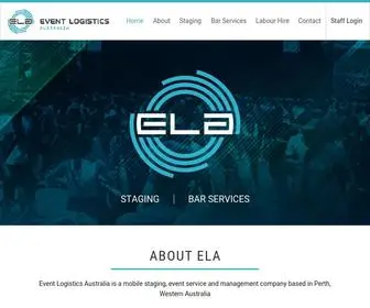 Eventlogistics.biz(Event Logistics Australia) Screenshot