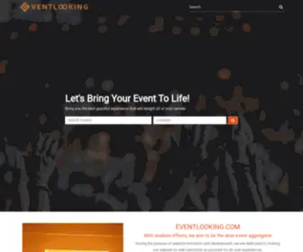 Eventlooking.com(Make any events memorable) Screenshot