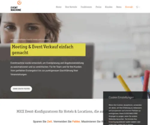 Eventmachine.de(MICE Event) Screenshot