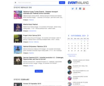 Eventmalang.net(Event Media Partner in Malang) Screenshot