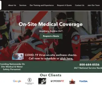 Eventmedics.com(Event Medic Services) Screenshot