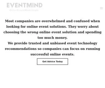 Eventmindpro.com(VIRTUAL EVENT EXPERTS) Screenshot