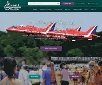 Eventmobility.org.uk(Event Mobility charitable trust) Screenshot