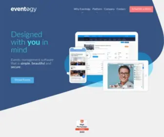 Eventogy.com(Simple Events Management) Screenshot