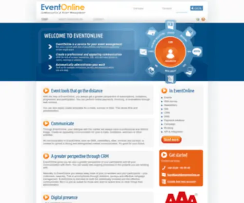 Eventonline.se(Event tool) Screenshot