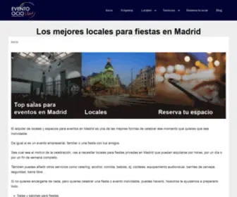 Eventoociomadrid.com(Alquiler) Screenshot