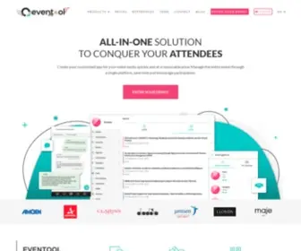 Eventool.com(Eventool, events app) Screenshot
