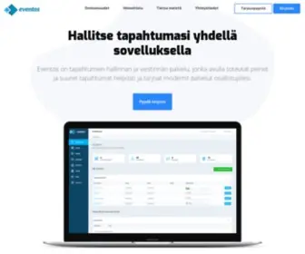 Eventos.fi(Eventos tarjoaa tapahtuman osallistuja) Screenshot