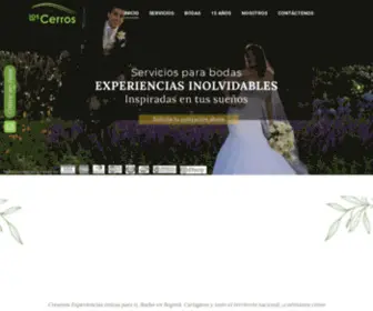 Eventosloscerros.com(Bodas en Bogota) Screenshot