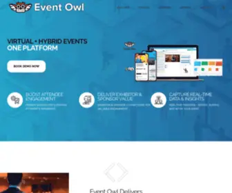 Eventowl.com(Elevate your event. Engage your attendees. Evaluate your analytics. Event Owl) Screenshot