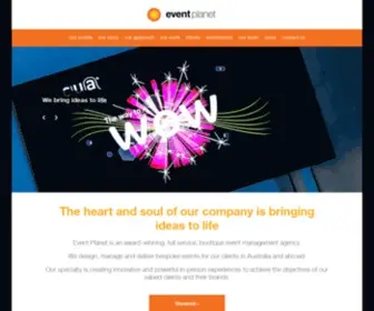 Eventplanet.com.au(EP Agency) Screenshot