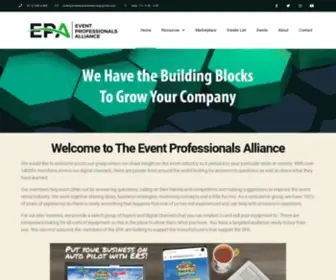 Eventprofessionalsalliance.com(We help you grow your event business) Screenshot