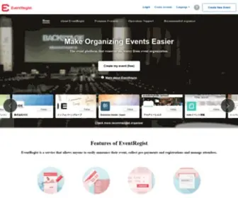 Eventregist.com(Make your event a success) Screenshot