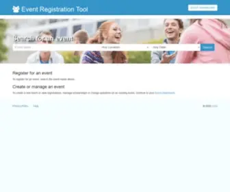 Eventregistrationtool.com(The Event Registration Tool) Screenshot
