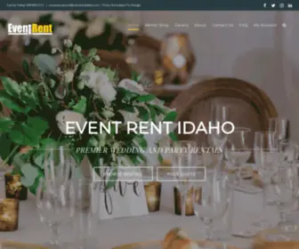 Eventrentidaho.com(Wedding Rentals) Screenshot