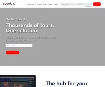 Eventric.com(Professional Tour Management Software and Solutions) Screenshot