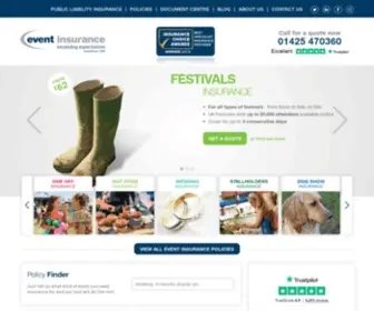 Events-Insurance.co.uk(Event Insurance Services & Liability Cover) Screenshot