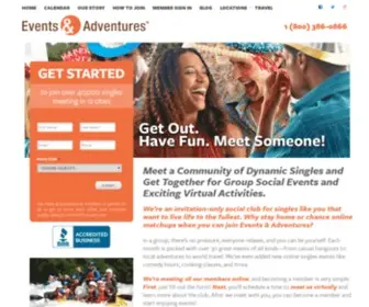 Eventsandadventures.com(Events and Adventures) Screenshot