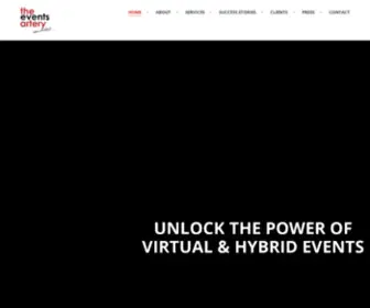 Eventsartery.com(Virtual and Hybrid Event Management The Events Artery) Screenshot