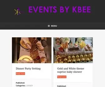 Eventsbykbee.com(Events By KBEE) Screenshot