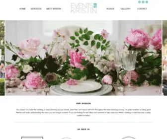 Eventsbykristin.net(Dallas Wedding Planner & Coordinator) Screenshot