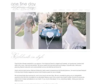 Eventsbyonefineday.com(Toronto Wedding Planner) Screenshot