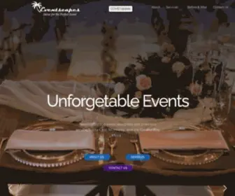 Eventscapesinc.com(Event Wedding Party Planner) Screenshot