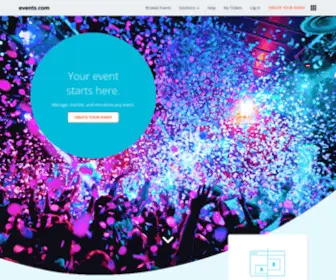 Events.com(Event Management Platform) Screenshot